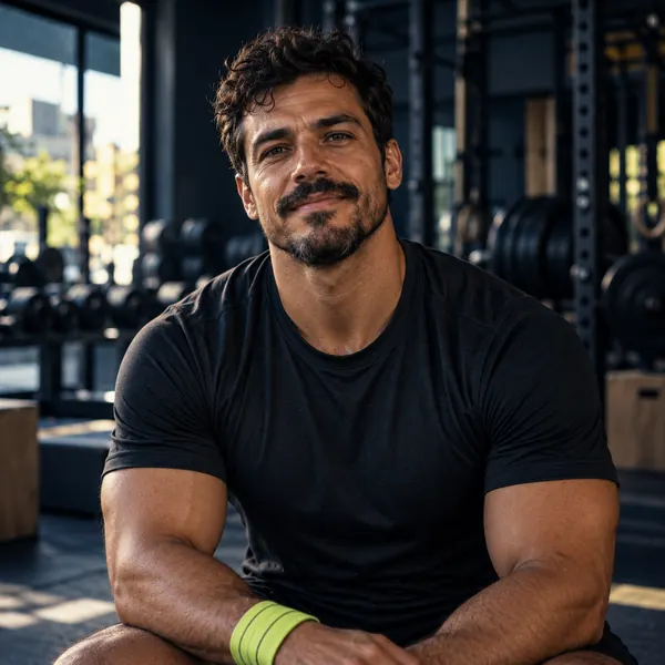 Personal trainer na academia